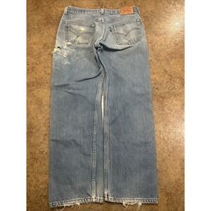 Vintage Levis 501 Made In USA 36x30 (fits 34x29) Distressed 90s Blue